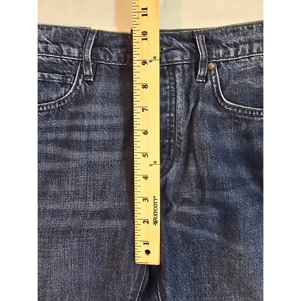Levi's Slouchy Fit Taper‎ Ankle Jeans Dark Wash Button Fly 25x29